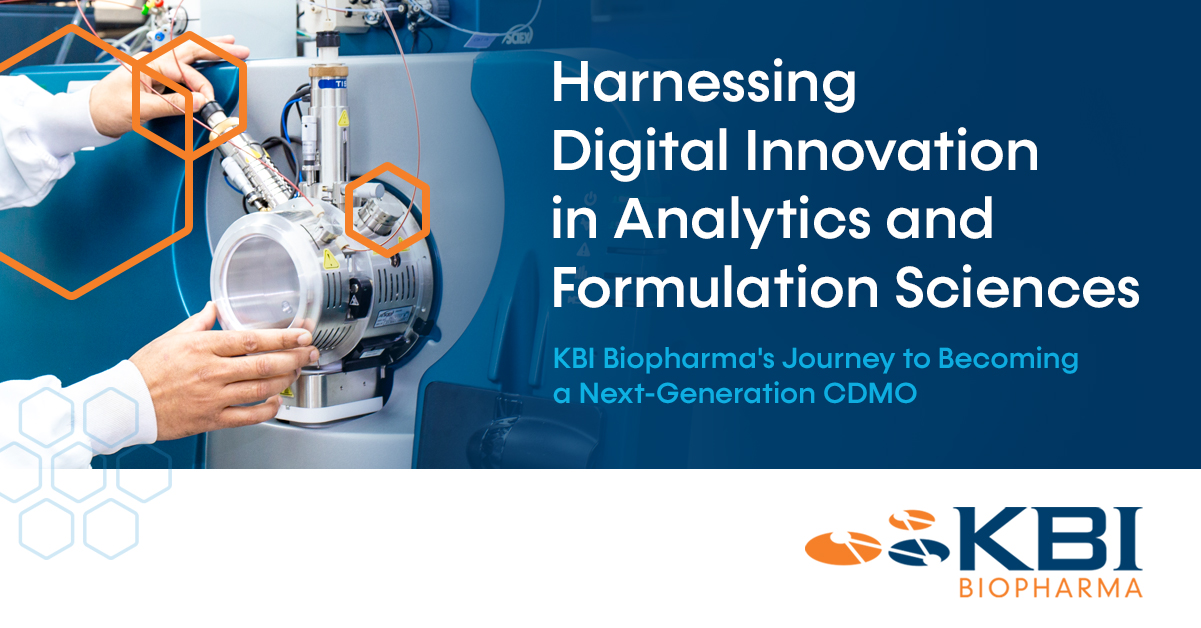 Harnessing Digital Innovation in Analytics and Formulation Sciences: KBI Biopharma's Journey to Becoming a Next-Generation CDMO