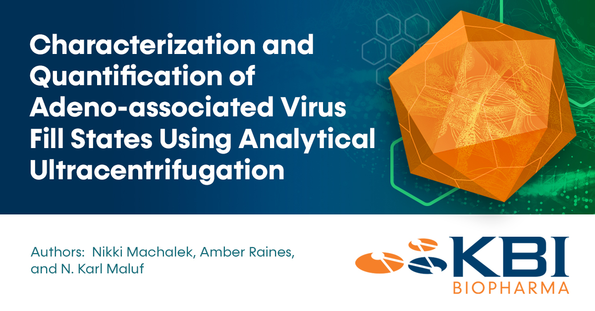 Poster: Characterization and Quantification of Adeno-associated Virus Fill States Using Analytical Ultracentrifugation