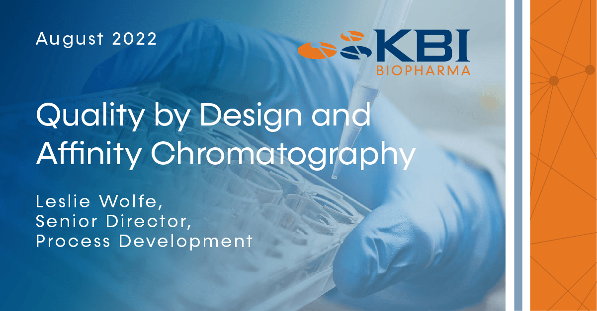 Quality by Design and Affinity Chromatography